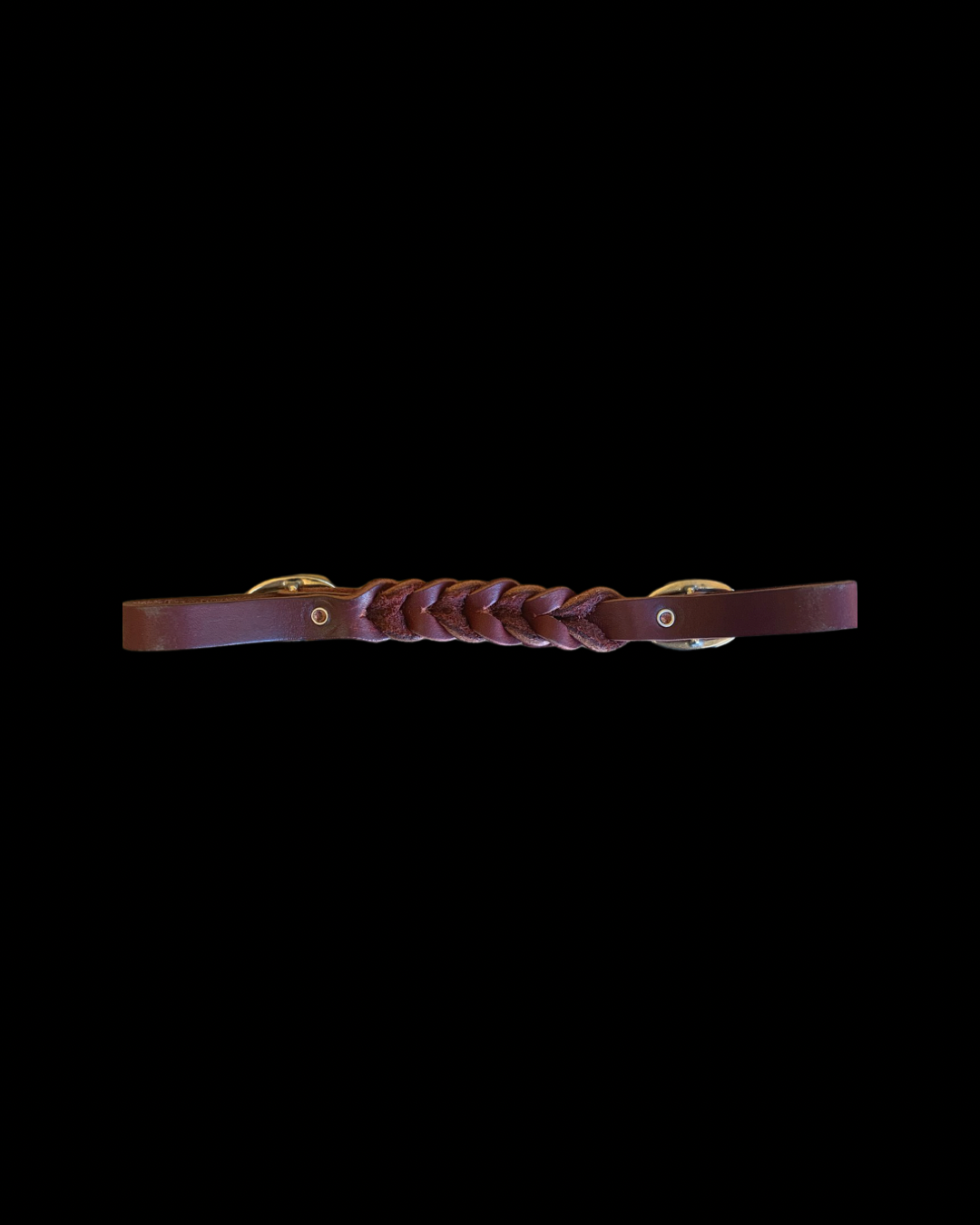 Braided Leather Chin Strap